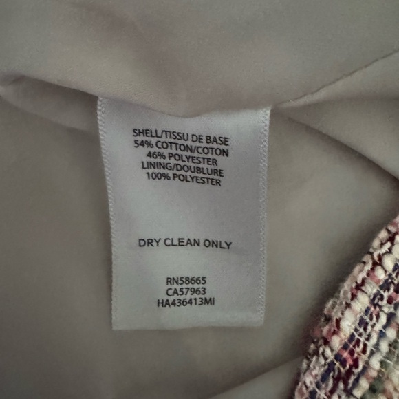 Halogen Women's Pencil Skirt Faux Wrap Button Tweed‎ Size 10 - Picture 6 of 7